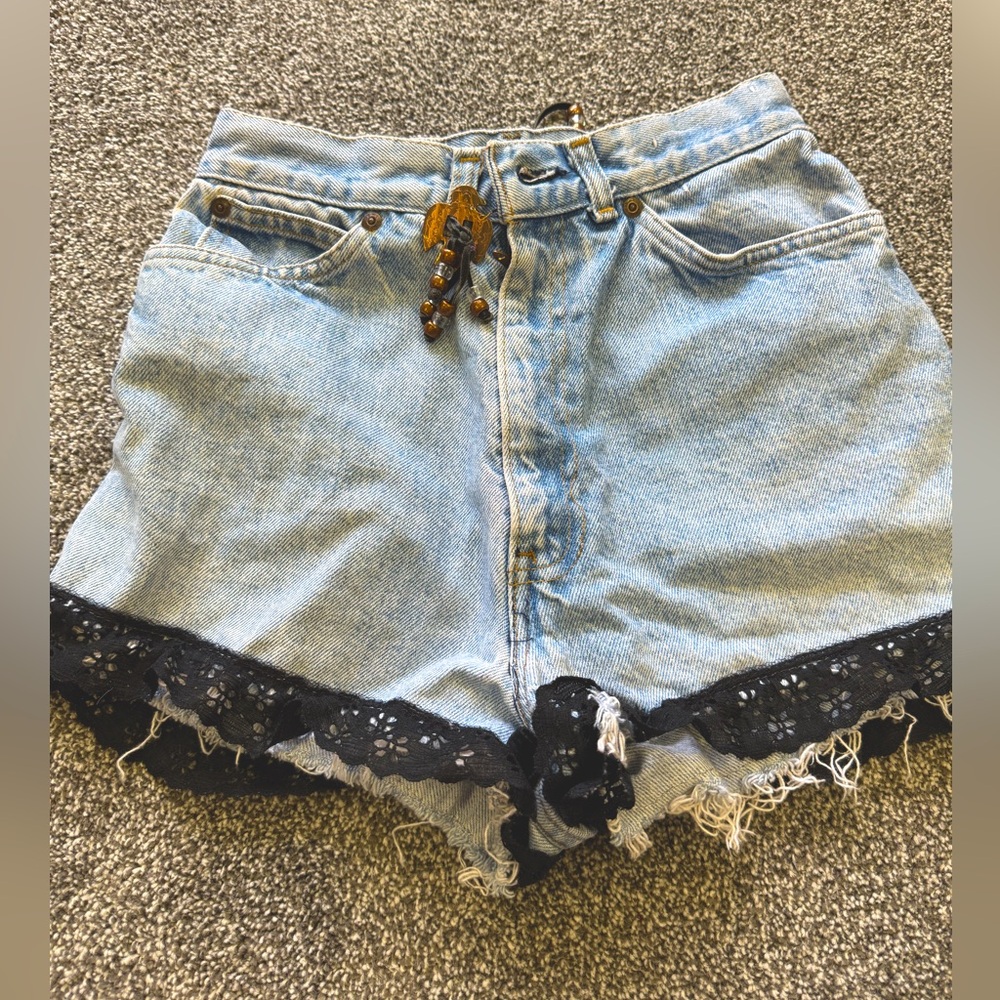 ✨Levi Denim Shorts Hand Reconstructed✨
